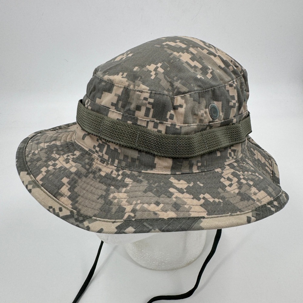 Brigade Quartermasters Boonie Hat Mens XL ACU Digital Camo Tactical Sun Hat
